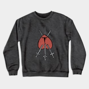 Thinky Flesh Three of Swords Crewneck Sweatshirt